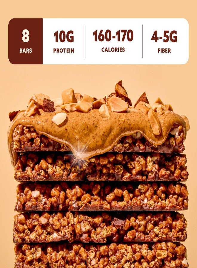 Mezcla Puff Crispy Protein Bars, Gluten Free & Vegan Protein Bars, 10g Protein, Alt for Crispy Rice Treat, Granola Bars & Breakfast Bars, Healthy Snacks for Adults, Variety Pack, 8 Count - Image 4
